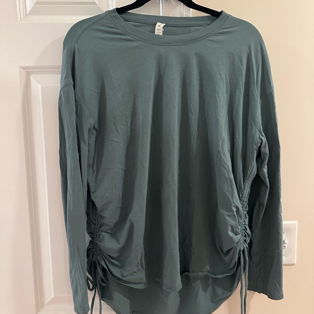 Women's Teal Long Sleeve Top